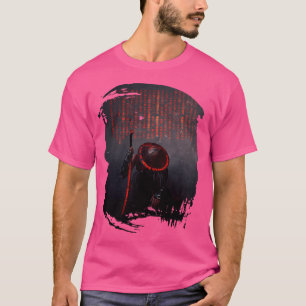 Samurai - Japanse krijger met zwaard gesneden gesc T-shirt