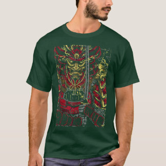 Samurai Japanse Kunst Bushido azian geïnspireerd T-shirt