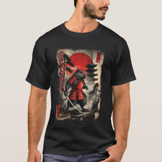 Samurai Japanse Ukiyo-e Kunst Vintage Afbeeldingen T-shirt
