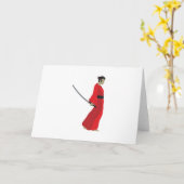 Samurai Kaart (Gele Bloem)