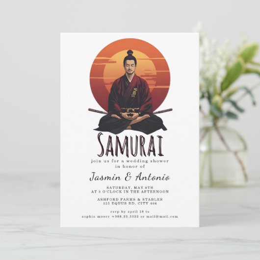 Samurai Kaart (Staand voorkant)