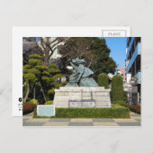 Samurai Kamakura Gongoro Kagemasa Kabuki Briefkaart (Voorkant / Achterkant)