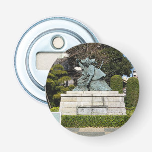 Samurai Kamakura Gongoro Kagemasa Kabuki Button Flesopener