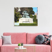 Samurai Kamakura Gongoro Kagemasa Kabuki Canvas Afdruk (Insitu (Woonkamer))