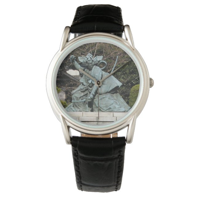 Samurai Kamakura Gongoro Kagemasa Kabuki Horloge (Voorkant)
