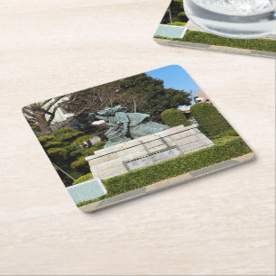 Samurai Kamakura Gongoro Kagemasa Kabuki Kartonnen Onderzetters