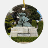 Samurai Kamakura Gongoro Kagemasa Kabuki Keramisch Ornament (Voorkant)