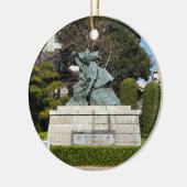Samurai Kamakura Gongoro Kagemasa Kabuki Keramisch Ornament (Links)