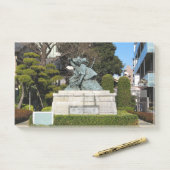 Samurai Kamakura Gongoro Kagemasa Kabuki Post-it® Notes (Op bureau)