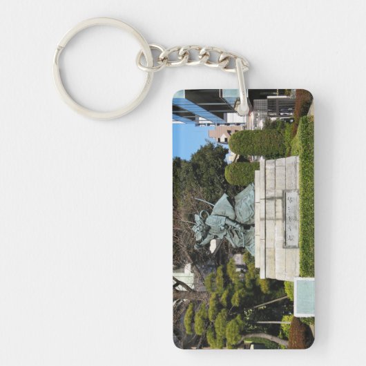 Samurai Kamakura Gongoro Kagemasa Kabuki Sleutelhanger (Voorkant)