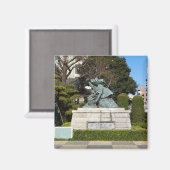 Samurai Kamakura Gongoro Kagemasa Kabuki-standbeel Magneet (Voorkant / Achterkant)