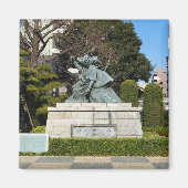 Samurai Kamakura Gongoro Kagemasa Kabuki-standbeel Magneet (Voorkant)