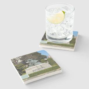 Samurai Kamakura Gongoro Kagemasa Kabuki Stenen Onderzetter