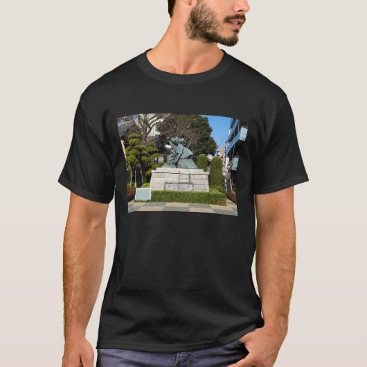 Samurai Kamakura Gongoro Kagemasa Kabuki T-shirt (Voorkant)