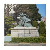 Samurai Kamakura Gongoro Kagemasa Kabuki Tegeltje (Voorkant)