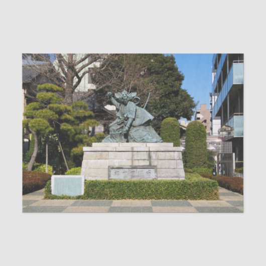 Samurai Kamakura Gongoro Kagemasa Kabuki Tissuepapier (Voorkant)