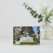 Samurai Kamakura Gongoro Kagemasa Kabuki Visitekaartje (Staand voorkant)