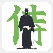 Samurai Kanji sticker (Voorkant)