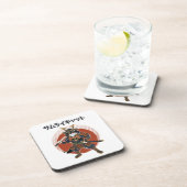 Samurai Kat Bier Onderzetter (Rechterzijde)