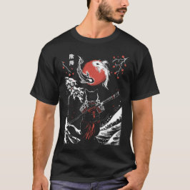 Samurai Kat en Koi Karper T-shirt