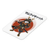 Samurai Kat Magneet (Linkerzijde)