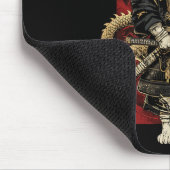 Samurai kat met Japanse draak Kanji Muismat (Hoek)
