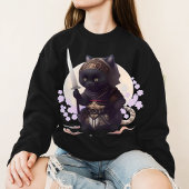 Samurai Kat Ninja T-shirt voor Kat Liefhebbers