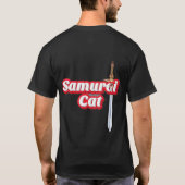 "Samurai-kat" T-shirt (Achterkant)