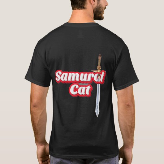 "Samurai-kat" T-shirt (Achterkant)