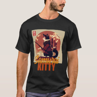 Samurai Kat vs anime De katachtige revolutie T-shirt