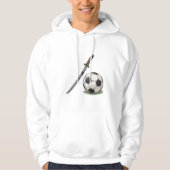 Samurai Katana and Soccer Ball - Japan Hoodie (Voorkant)