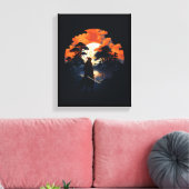 Samurai Katana Japan Ninja Warrior Canvas Afdrukke Afdruk (Insitu (Woonkamer))