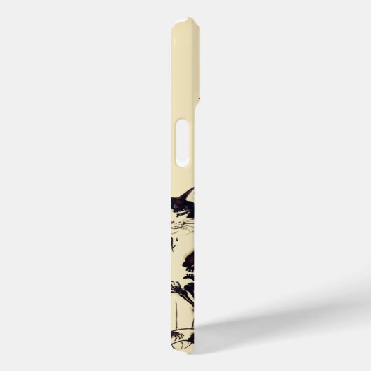 SAMURAI-KATTEN IN SKULL, SKELETON, BUTTERFLY-TATTO Case-Mate iPhone CASE (Achterkant / Rechts)