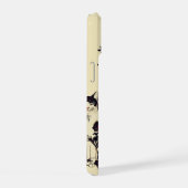 SAMURAI-KATTEN IN SKULL, SKELETON, BUTTERFLY-TATTO iPhone 15 CASE (Rechterkant)