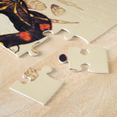 SAMURAI-KATTEN IN SKULL, SKELETON, BUTTERFLY-TATTO LEGPUZZEL (Zijkant)