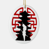 Samurai Keramisch Ornament (Rechts)