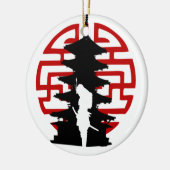 Samurai Keramisch Ornament (Links)