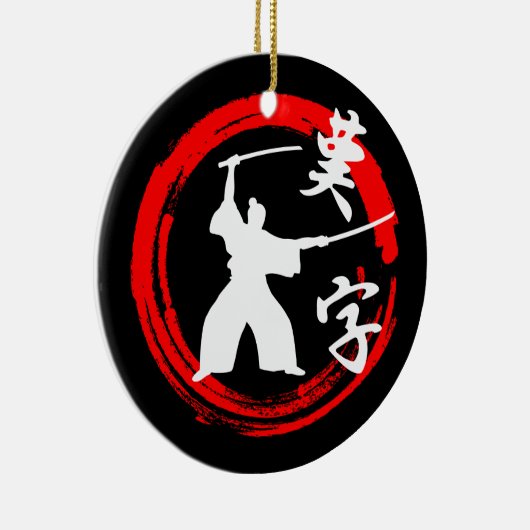 Samurai Keramisch Ornament (Rechts)