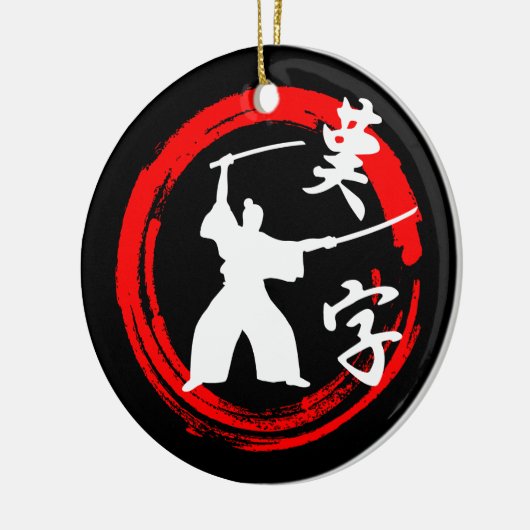 Samurai Keramisch Ornament (Links)