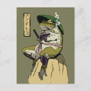 Samurai Kikker: Bewaker van de Lotus Briefkaart