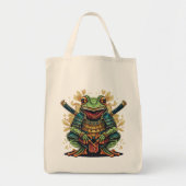 Samurai kikker krijger Boodschappentas Tote Bag (Voorkant)