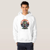 Samurai kikker krijger hoodie (Voorkant volledig)