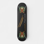Samurai kikker krijger Skateboard (Voorkant)