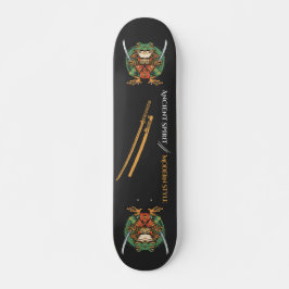 Samurai kikker krijger Skateboard