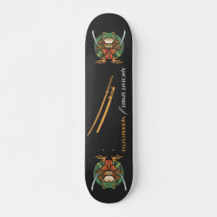 Samurai kikker krijger Skateboard