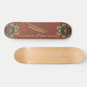 Samurai kikker krijger Skateboard (Horizontaal)