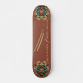 Samurai kikker krijger Skateboard (Voorkant)