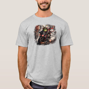 Samurai Kikkerrijder Japanse Streetwear Grafische  T-shirt