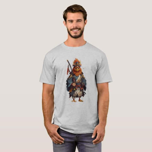 Samurai Kip T-shirt (Voorkant volledig)