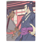 samurai klembord (Achterkant)